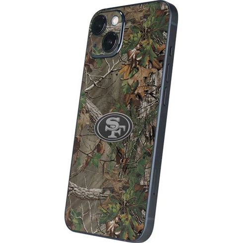 NFL San Francisco 49ers Realtree Xtra Green Camo iPhone 14 Skin