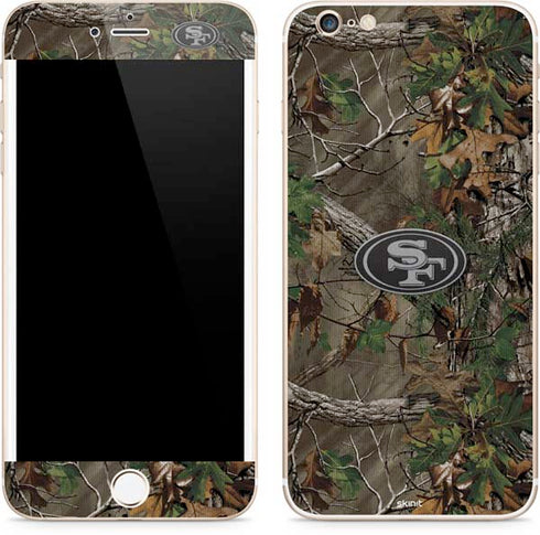 NFL San Francisco 49ers Realtree Xtra Green Camo iPhone 6/6s Plus Skin