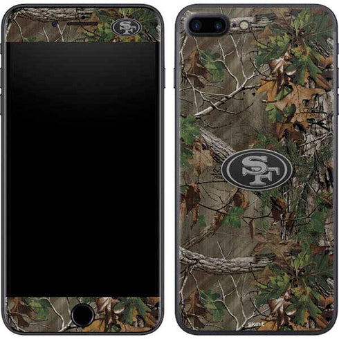 NFL San Francisco 49ers Realtree Xtra Green Camo iPhone 8 Plus Skin