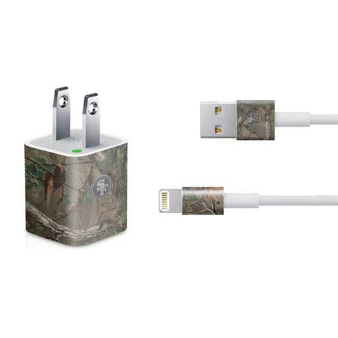 NFL San Francisco 49ers Realtree Xtra Green Camo iPhone Charger (5W USB) Skin