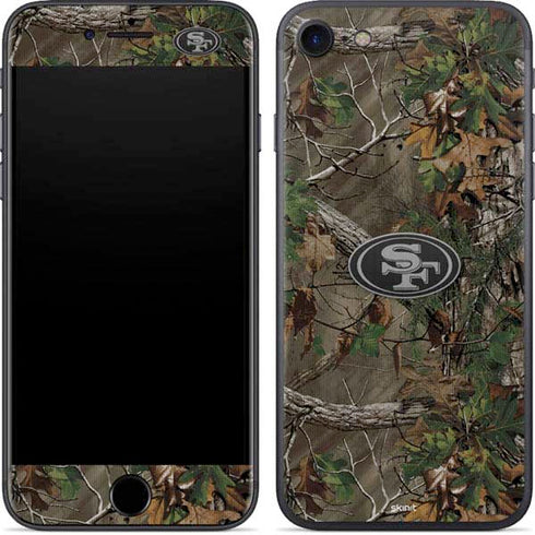 NFL San Francisco 49ers Realtree Xtra Green Camo iPhone SE (2nd & 3rd Gen) Skin