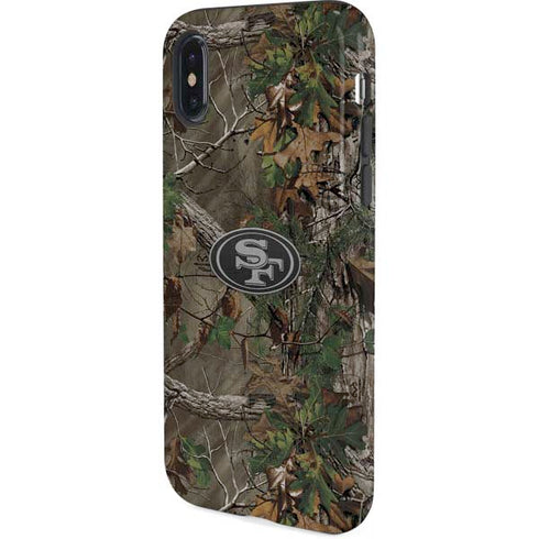 NFL San Francisco 49ers Realtree Xtra Green Camo iPhone X Pro Case