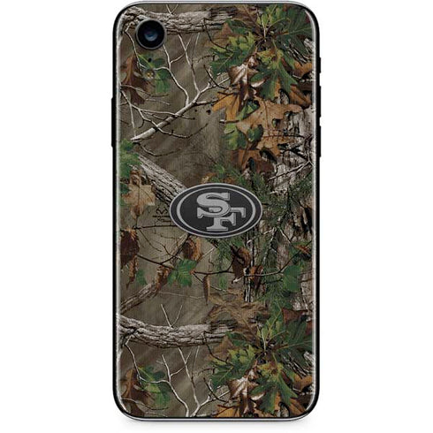 NFL San Francisco 49ers Realtree Xtra Green Camo iPhone XR Skin