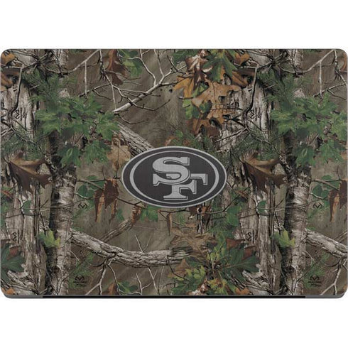 NFL San Francisco 49ers Realtree Xtra Green Camo MacBook Pro 14in (2021-24) Skin