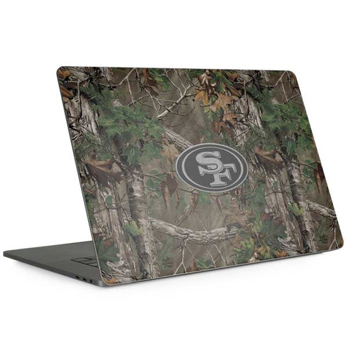 NFL San Francisco 49ers Realtree Xtra Green Camo Apple MacBook Pro 15-inch Skin