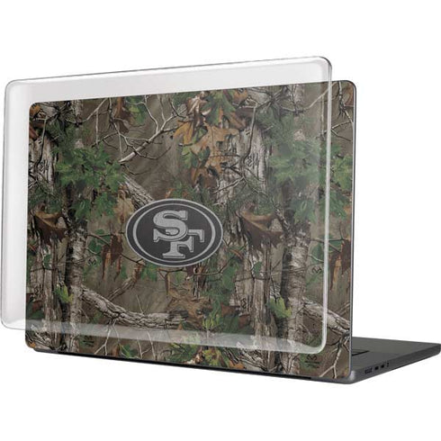 NFL San Francisco 49ers Realtree Xtra Green Camo MacBook Pro 16in (2021-25) Case plus Skin