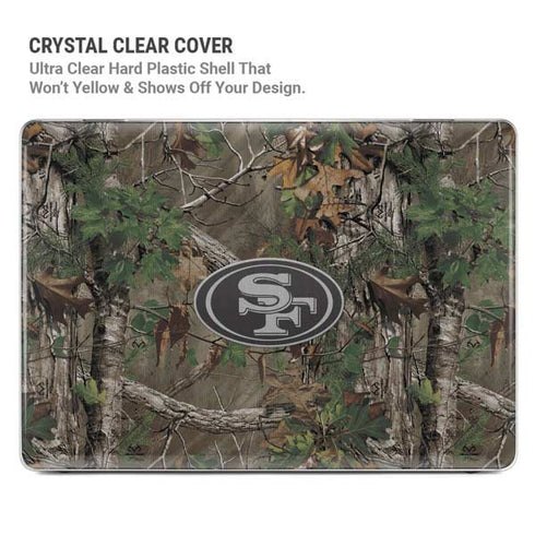 NFL San Francisco 49ers Realtree Xtra Green Camo MacBook Pro 16in (2021-25) Case plus Skin