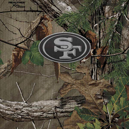 NFL San Francisco 49ers Realtree Xtra Green Camo Moto E5 Play Skin