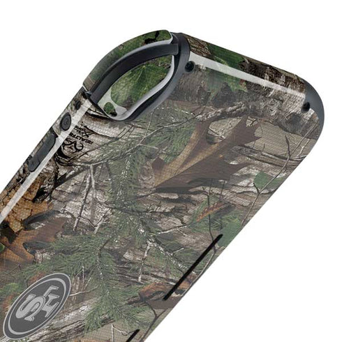 NFL San Francisco 49ers Realtree Xtra Green Camo Nintendo Switch Lite Skin