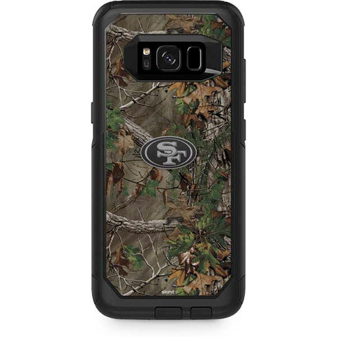 NFL San Francisco 49ers Realtree Xtra Green Camo Otterbox Commuter Galaxy Skin