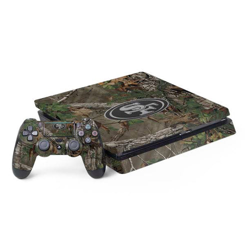 NFL San Francisco 49ers Realtree Xtra Green Camo PS4 Slim Bundle Skin