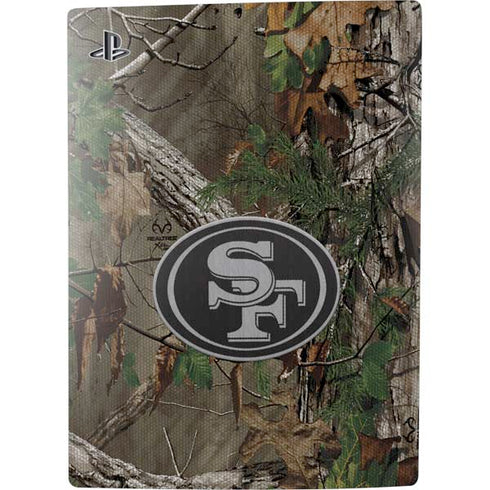 NFL San Francisco 49ers Realtree Xtra Green Camo PS5 Bundle Skin