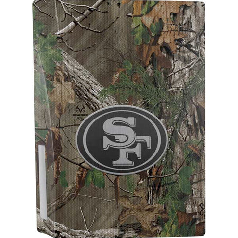 NFL San Francisco 49ers Realtree Xtra Green Camo PS5 Console Skin