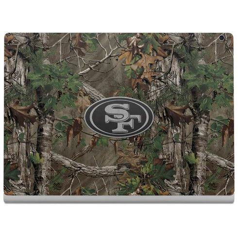 NFL San Francisco 49ers Realtree Xtra Green Camo Surface Book 2 13.5in Skin
