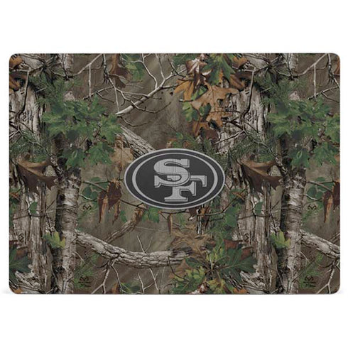 NFL San Francisco 49ers Realtree Xtra Green Camo Surface Laptop 2 Skin