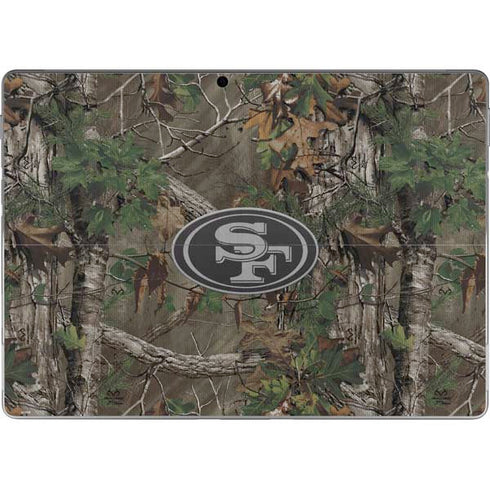 NFL San Francisco 49ers Realtree Xtra Green Camo Surface Pro 8 Skin