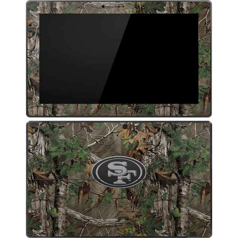 NFL San Francisco 49ers Realtree Xtra Green Camo Surface Pro Tablet Skin