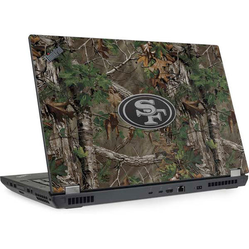 NFL San Francisco 49ers Realtree Xtra Green Camo Lenovo ThinkPad Skin