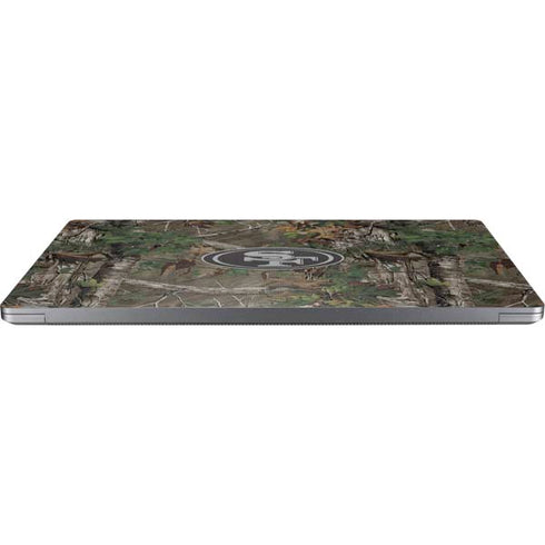 NFL San Francisco 49ers Realtree Xtra Green Camo Universal Laptop 16in (13 x 9.4in) Skin