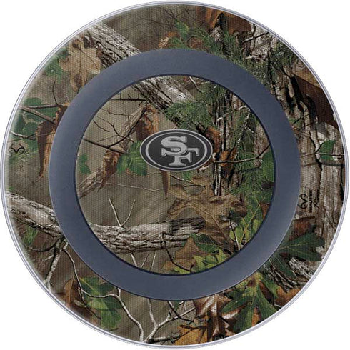 NFL San Francisco 49ers Realtree Xtra Green Camo Wireless Charger Skin