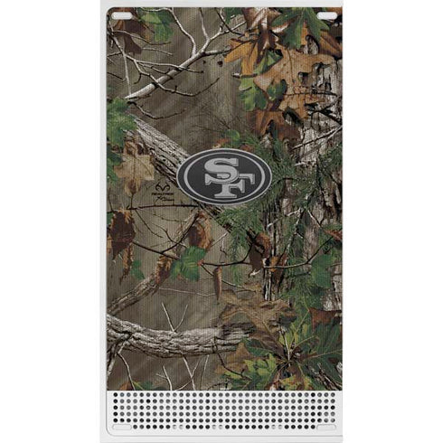 NFL San Francisco 49ers Realtree Xtra Green Camo Xbox Series S Console Skin