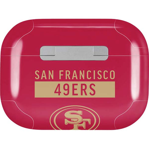 NFL San Francisco 49ers Red Performance Series AirPods Pro 2nd Gen Skin