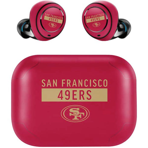 NFL San Francisco 49ers Red Performance Series Amazon Echo Buds Skin