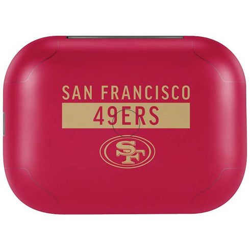 NFL San Francisco 49ers Red Performance Series Amazon Echo Buds Skin