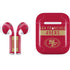 NFL San Francisco 49ers Red Performance Series Apple AirPods 2 Skin