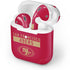 NFL San Francisco 49ers Red Performance Series Apple AirPods 2 Skin