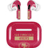 NFL San Francisco 49ers Red Performance Series Apple AirPods Pro Skin