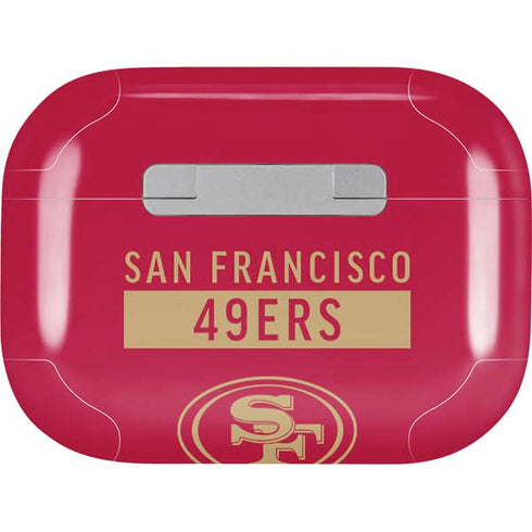 NFL San Francisco 49ers Red Performance Series Apple AirPods Pro Skin