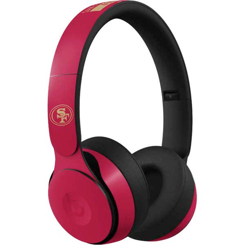 NFL San Francisco 49ers Red Performance Series Beats Solo Pro Skin