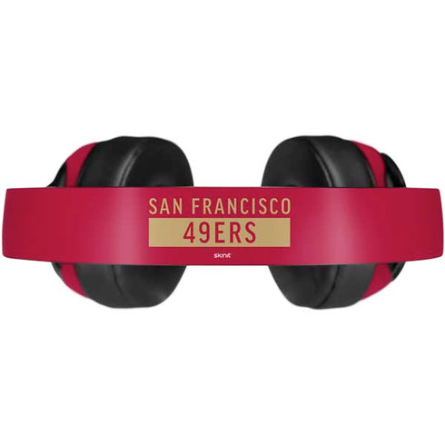 NFL San Francisco 49ers Red Performance Series Beats Solo Pro Skin