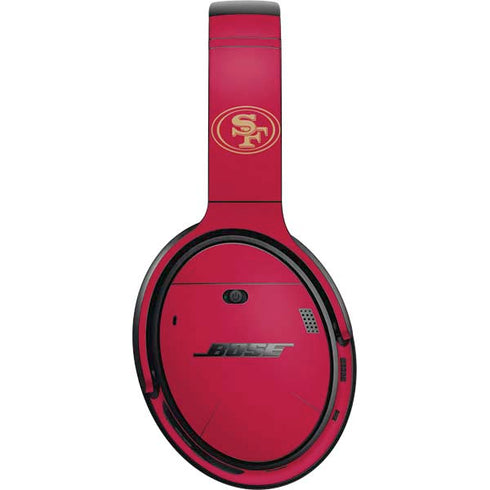 NFL San Francisco 49ers Red Performance Series Bose QuietComfort 35 Headphones Skin