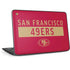 NFL San Francisco 49ers Red Performance Series HP Chromebook Skin