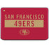 NFL San Francisco 49ers Red Performance Series HP Chromebook Skin