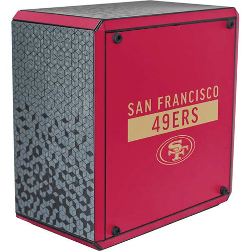 NFL San Francisco 49ers Red Performance Series Cooler Master MasterBox Q300L Mini Tower Skin