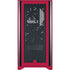 NFL San Francisco 49ers Red Performance Series Corsair 4000D Tempered Glass Mid-Tower ATX Case Skin