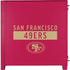 NFL San Francisco 49ers Red Performance Series Corsair 4000D Tempered Glass Mid-Tower ATX Case Skin