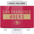 NFL San Francisco 49ers Red Performance Series Dell Vostro Skin