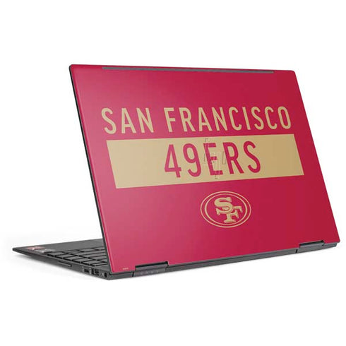 NFL San Francisco 49ers Red Performance Series HP Envy Skin