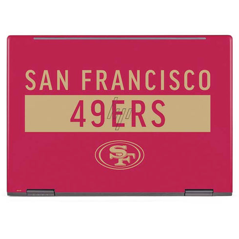 NFL San Francisco 49ers Red Performance Series HP Envy Skin