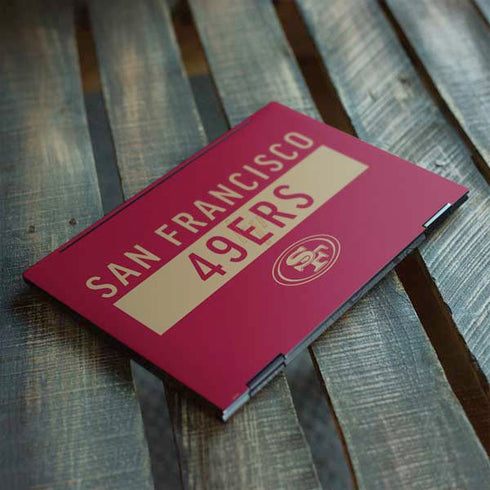 NFL San Francisco 49ers Red Performance Series HP Envy Skin