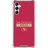 NFL San Francisco 49ers Red Performance Series Galaxy A15 5G Clear Case