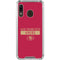 NFL San Francisco 49ers Red Performance Series Galaxy A30 Clear Case