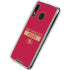 NFL San Francisco 49ers Red Performance Series Galaxy A30 Clear Case