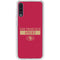 NFL San Francisco 49ers Red Performance Series Galaxy A50 Clear Case