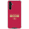 NFL San Francisco 49ers Red Performance Series Galaxy A54 5G Clear Case