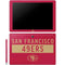 NFL San Francisco 49ers Red Performance Series Galaxy Book 12in Skin